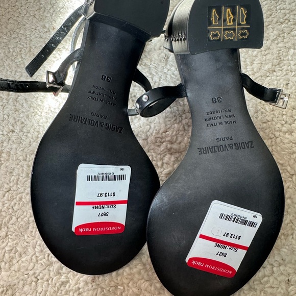 ZADIG & VOLTAIRE heeled sandals- NEVER WORN - Picture 4 of 5